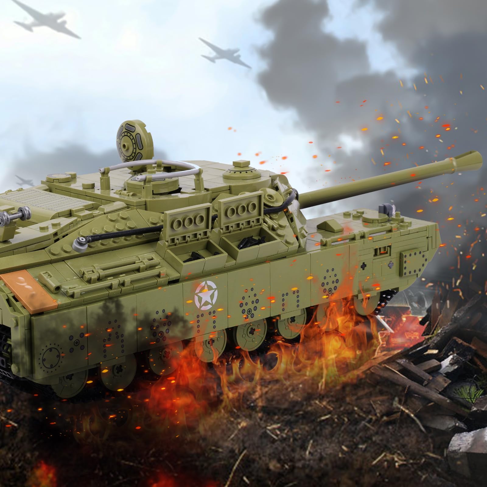 Amazon | JMBricklayer タンクビルディングセット 大人用 WW2